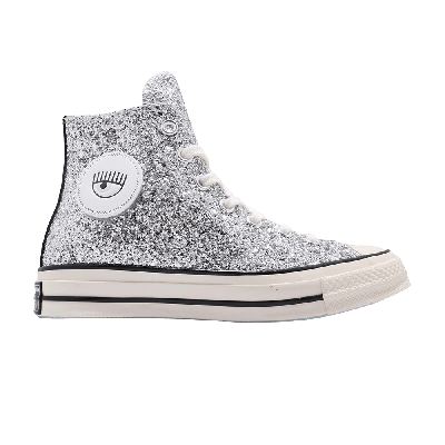 Pre-owned Converse Chiara Ferragni X Wmns Chuck 70 'black Silver'