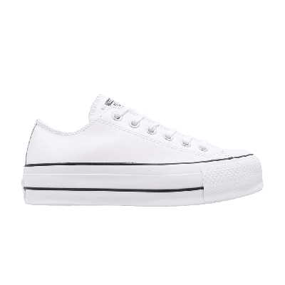 Pre-owned Converse Wmns Chuck Taylor All Star Lift Clean Ox 'white'