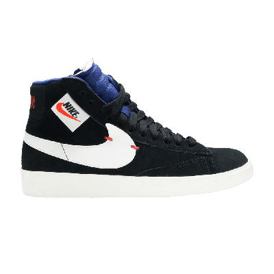 Pre-owned Nike Wmns Blazer Mid Rebel Xx 'black Royal Blue'