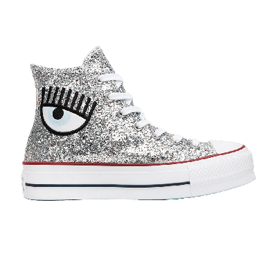 Pre-owned Converse Chiara Ferragni X Wmns Chuck Taylor All Star 'lift Silver'