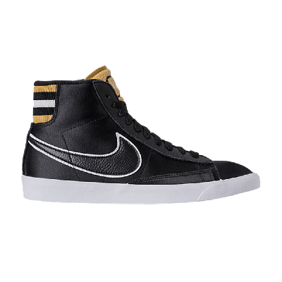 Pre-owned Nike Wmns Blazer Mid Premium 'black Wheat'