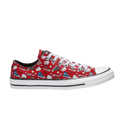 Pre-owned Converse Hello Kitty X Chuck Taylor All Star Low 'red'