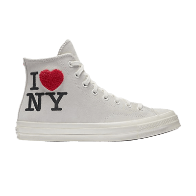 Pre-owned Converse Chuck 70 Hi Top 'i Love Ny' In White