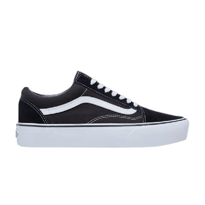 Pre-owned Vans Old Skool Platform 'black White'