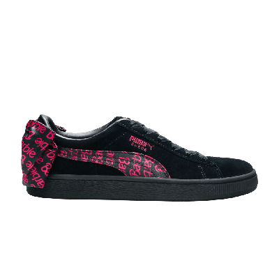 Pre-owned Puma Barbie X Wmns Suede Classic 'black'