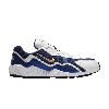 Nike Air Zoom Alpha Mesh And Leather Sneakers In Midnight Navy Citron