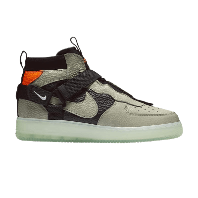 Pre-owned Nike Air Force 1 Mid Utility 'spruce Fog' In Brown
