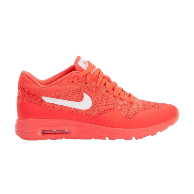 Pre-owned Nike Wmns Air Max 1 Ultra Flyknit 'bright Crimson' In Red