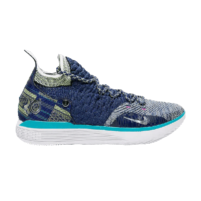 Pre-owned Nike Kd 11 'black History Month' In Blue
