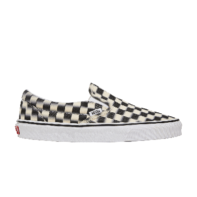 Pre-owned Vans Classic Slip-on 'blur Check' In Black