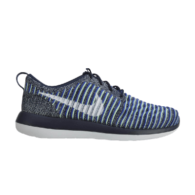 Pre-owned Nike Wmns Roshe Two Flyknit 'college Navy' In Blue