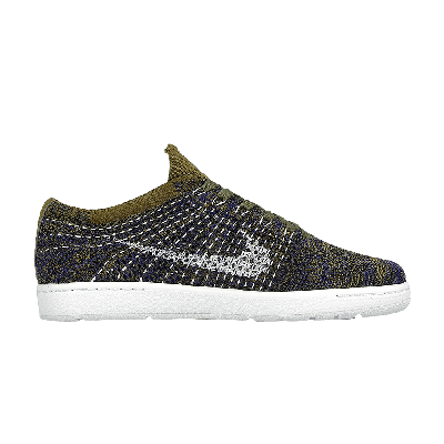 Pre-owned Nike Wmns Tennis Classic Ultra Flyknit 'olive Flak' In Green