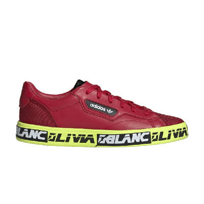 Pre-owned Adidas Originals Olivia Leblanc X Wmns Sleek 'print' In Red
