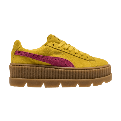 Pre-owned Puma Fenty X Wmns Cleated Creeper 'lemon' In Yellow