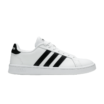 Pre-owned Adidas Originals Grand Court 'cloud White' In Black