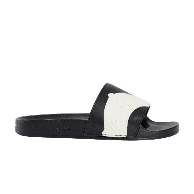 Pre-owned Adidas Originals Y-3 Adilette Slide 'black White'