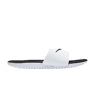 Pre-owned Nike Kawa Slide 'white Black'