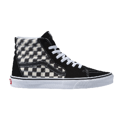 Pre-owned Vans Sk8-hi 'blur Check' In Black