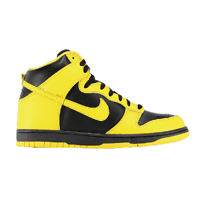 Pre-owned Nike Dunk High 'black Varsity Maize' In Yellow
