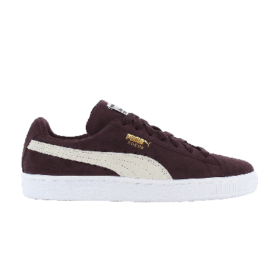 Pre-owned Puma Wmns Suede 'winetasting' In Purple