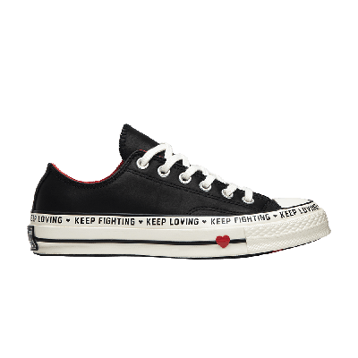 Pre-owned Converse Wmns Chuck 70 Low 'love Graphic - Black'