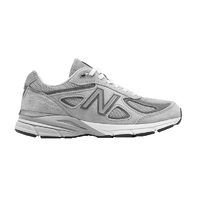 Pre-owned New Balance Wmns 990v4 Made In Usa 'grey Silver'