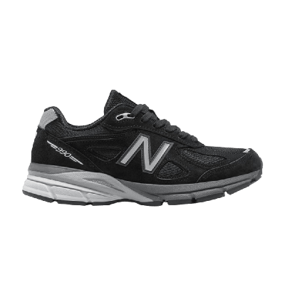 Pre-owned New Balance Wmns 990v4 Made In Usa 'black Silver' 2016