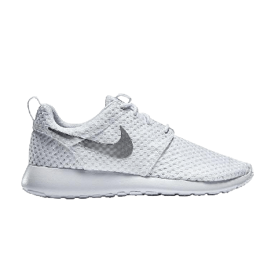 Pre-owned Nike Wmns Rosherun Br 'white Metallic'