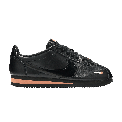 Pre-owned Nike Wmns Classic Cortez Premium 'black Rose Gold'