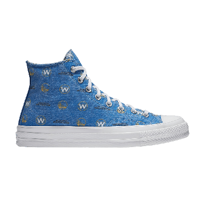 Pre-owned Converse Nba X Chuck 70 Hi 'golden State Warriors' In Blue