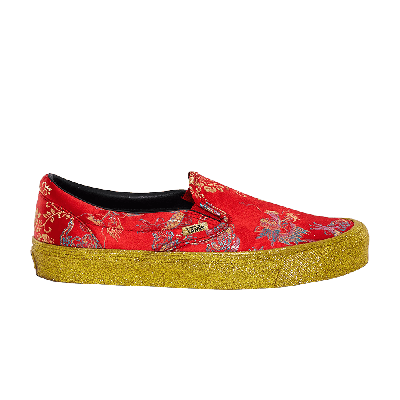 Pre-owned Vans Opening Ceremony X Og Classic Slip-on 'good Luck' In Red
