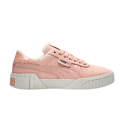 Pre-owned Puma Wmns Cali Nubuck 'peach Bud' In Pink