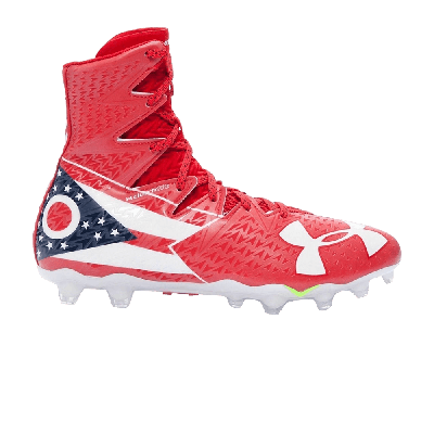 Pre-owned Under Armour Highlight Mc Le 'ohio State' In Red
