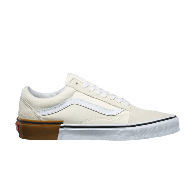 Pre-owned Vans Old Skool 'gum Block' In White