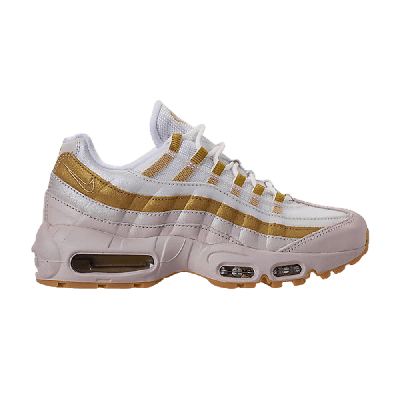 Pre-owned Nike Wmns Air Max 95 'desert Sand Gold' In White