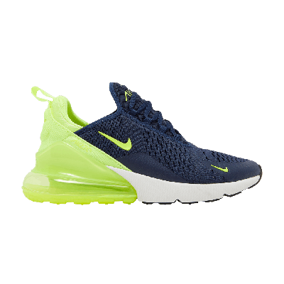 Pre-owned Nike Wmns Air Max 270 'obsidian Volt' In Blue
