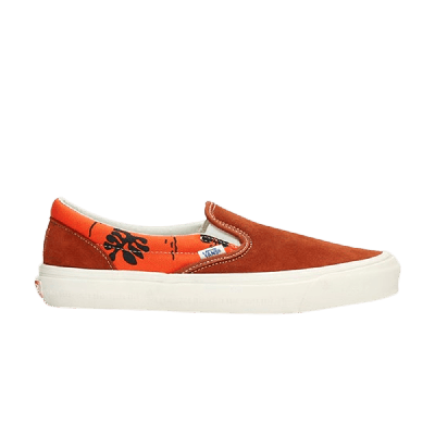 Pre-owned Vans Modernica X Og Classic Slip-on Lx 'hawaiian' In Brown