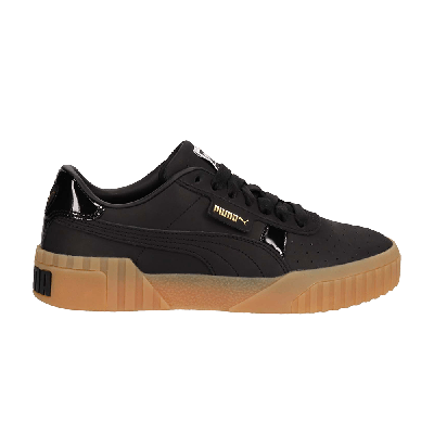 Pre-owned Puma Wmns Cali Nubuck 'black'