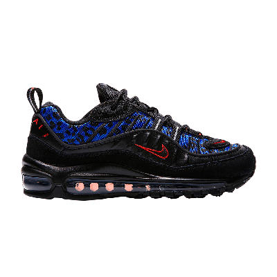 Pre-owned Nike Wmns Air Max 98 Premium 'leopard Pack' In Blue