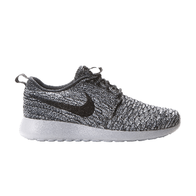 Pre-owned Nike Wmns Roshe One Flyknit 'cool Grey' In Green