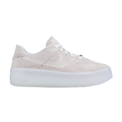 Pre-owned Nike Wmns Air Force 1 Sage Low Lx 'phantom' In Tan