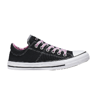 Pre-owned Converse Hello Kitty X Wmns Chuck Taylor All Star Madison Ox 'black Prism Pink'