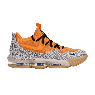 Pre-owned Nike Atmos X Lebron 16 Low Ac Ep 'safari' In Orange