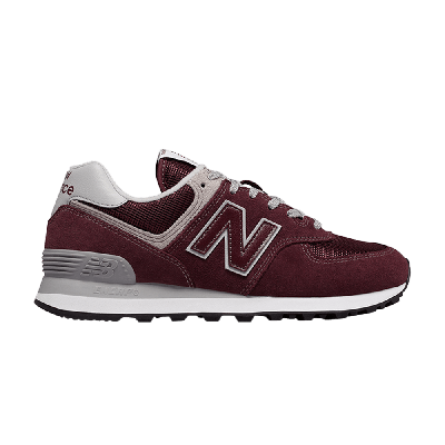 Pre-owned New Balance Wmns 574 'burgundy' In Red