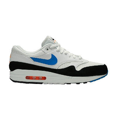 Pre-owned Nike Air Max 1 'photo Blue Total Orange' In White