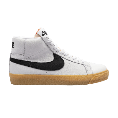 Pre-owned Nike Zoom Blazer Mid Sb 'orange Label' In White