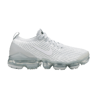 Pre-owned Nike Wmns Air Vapormax Flyknit 3 'pure Platinum' In White