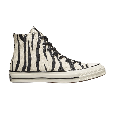 Pre-owned Converse Chuck 70 Hi 'zebra' In White