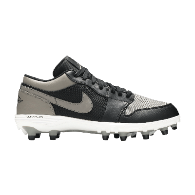 Pre-owned Air Jordan Jordan 1 Low Td Cleat 'shadow' In Grey