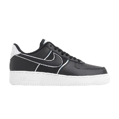 Pre-owned Nike Air Force 1 Low '07 Lv8 'black Iridescent Outline'